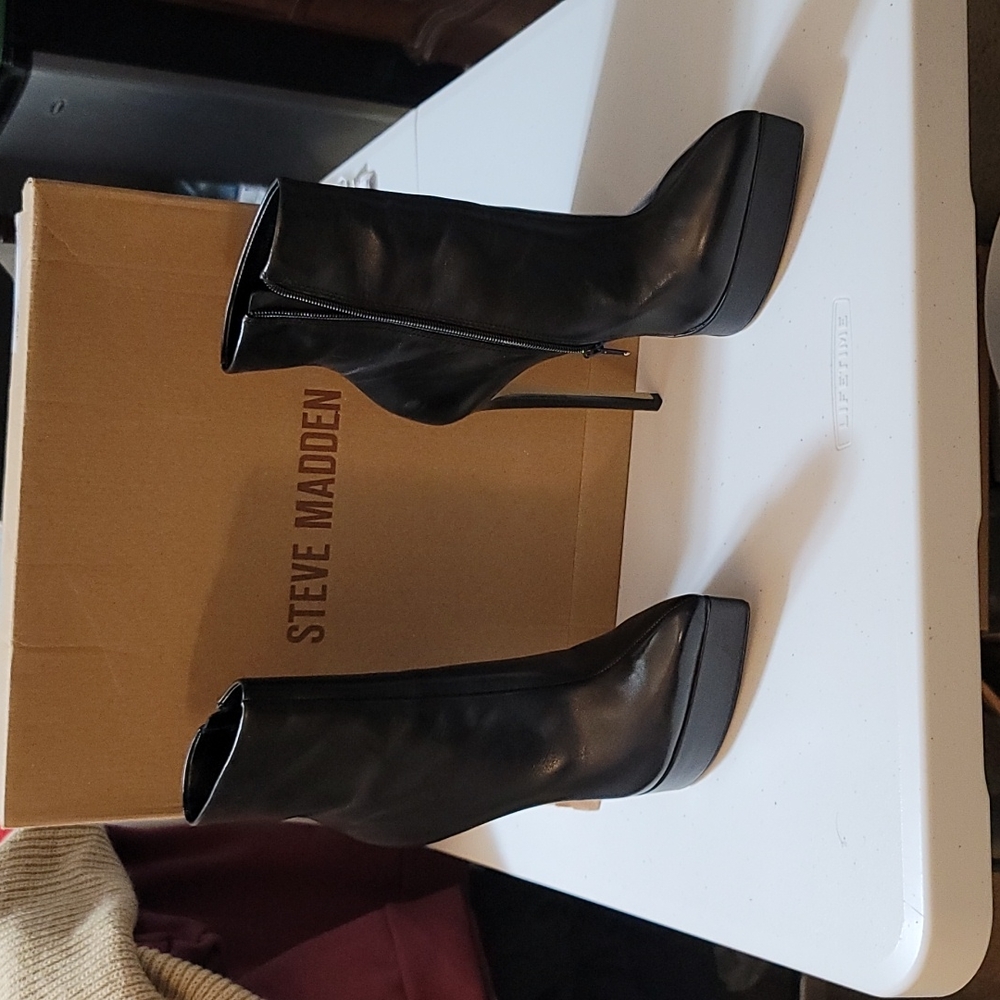 Velina platform leather SM Boots